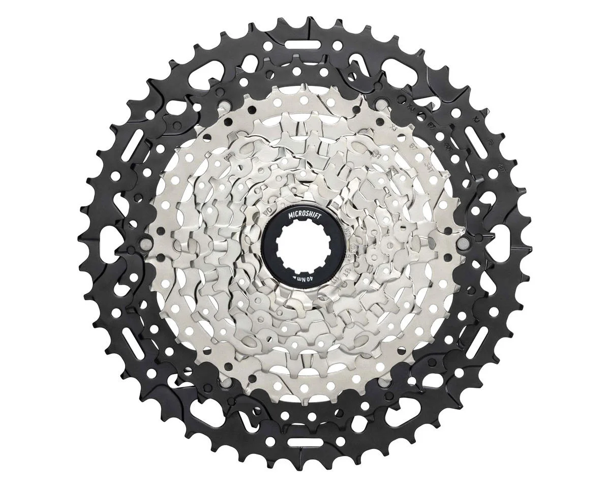 Microshift Advent MX E-Series Cassette (Silver/Black) (10 Speed) (Shimano HG) (11-48T)